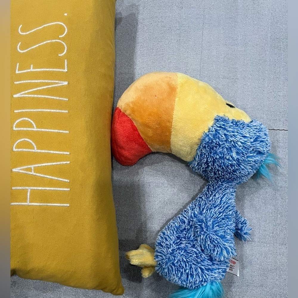 Gund Nuzzles Beaksly Colorful Plush Toucan Toy Rare